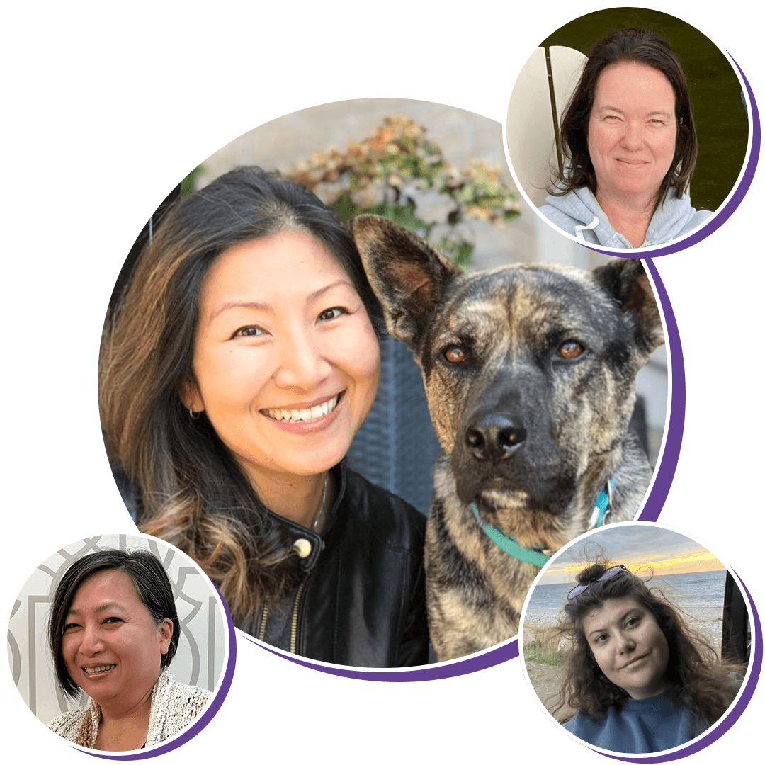 veterinary team collage